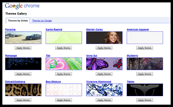 Chrome Themes
