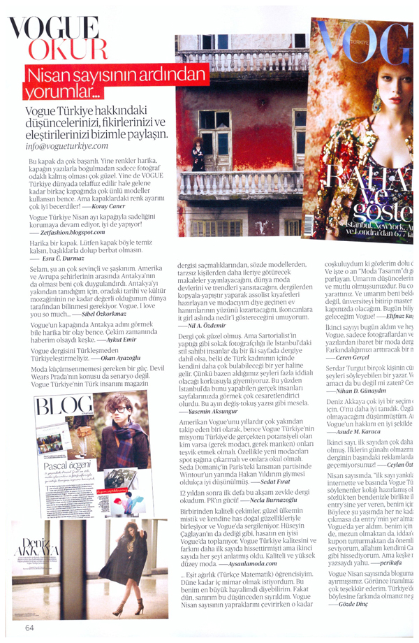 VOGUE Okur VOGUE Okur